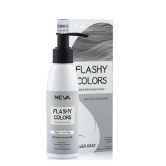 Neva Flashy Colors Yarı Kalıcı Saç Boyası Gümüş  - Silver Gray