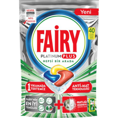 Fairy Platinum Plus Bulaşık Makinesi Deterjanı Kapsülü 40 Yıkama