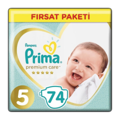 Prima Bebek Bezi Premium Care 5 Beden Junior 74 Adet