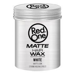 Red One Beyaz Matte Hair Wax 100 ml Saç Şekillendirici Wax