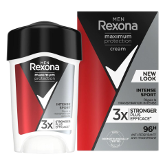 Rexona Maximum Protection Cream Men Intense Sport 96 Saat Etkin Koruma 45 ml