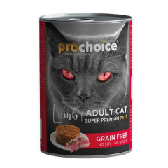 Prochoice Tahılsız Kuzu Etli Yetişkin Kedi Konservesi 400 gr