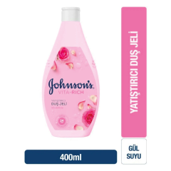 Johnsons Duş Jeli Vita-Rich Gül Suyu Yatıştırıcı 400ml