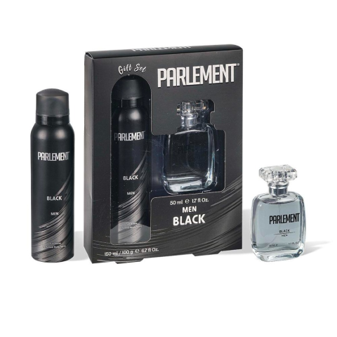 Parlement Parfüm Seti Erkek Edt + Deodorant Black Men