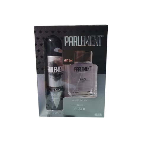 Parlement Parfüm Seti Erkek Edt + Deodorant Black Men