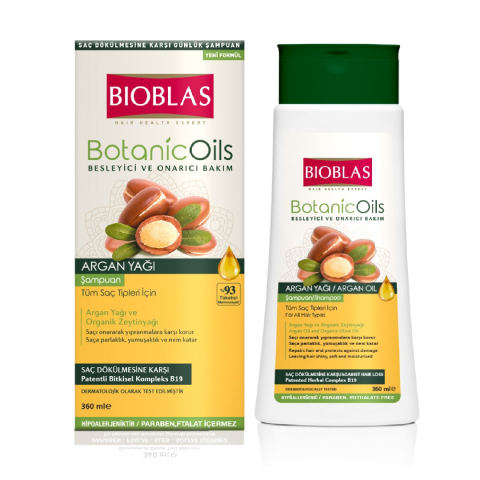 Bioblas Şampuan 360ml Argan Yağı Özlü Argan Şampuan