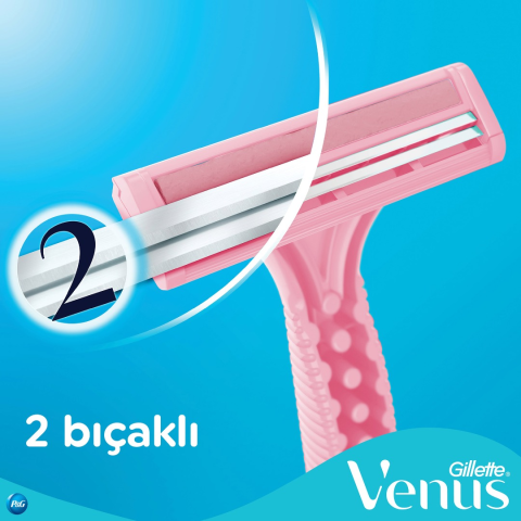 Gillette Venüs Simply 2 Basic Kadın Tıraş Bıçağı 5li Poşet