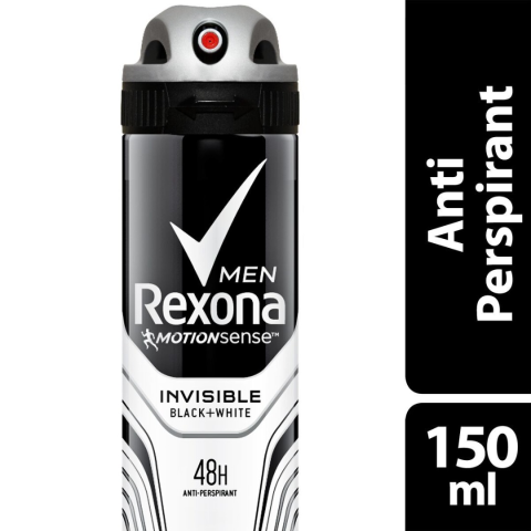 Rexona Deodorant Men Invısıble Black Whıte Sprey 150ml Erkek 