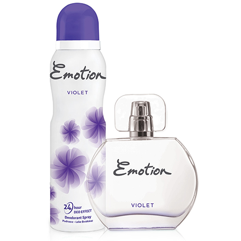 Emotion Violet Bayan Parfüm Seti Edt 50ml + 150ml Deodorant Kadın Kofre Set