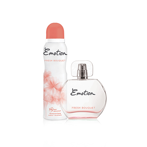 Emotion Fresh Bouqet Bayan Parfüm Seti Edt 50ml + 150ml Deodorant Kadın Kofre Set