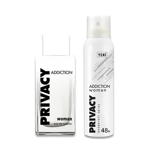 Privacy Addiction Bayan Parfüm Seti Edt 100ml + Deodorant 150ml Kadın Kofre Set