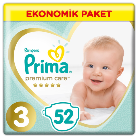 Prima Premium Care Ekonomik Paket 3 Beden 52'li Midi