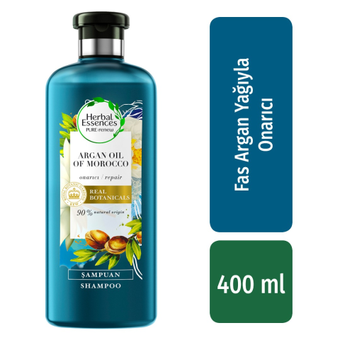 Herbal Essences Şampuan Onarıcı Fas Argan Yağı 400 ml
