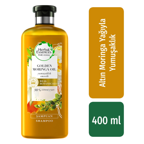 Herbal Essences Şampuan Yumuşaklık Altın Moringa Yağı 400 ml
