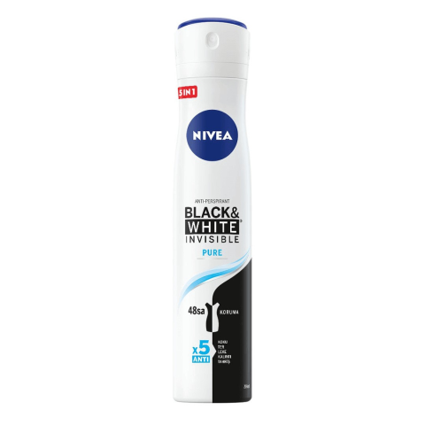 Nivea Deodorant Kadın Black & White Pure Bayan 200 ml