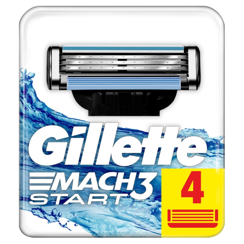 Gillette Mach3 Start Yedek Tıraş Bıçak 4'lü
