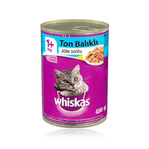 Whiskas Ton Balıklı Yetişkin Konserve Kedi Maması 400 Gr