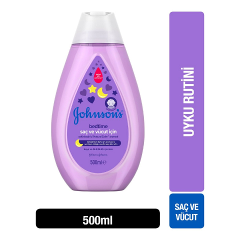 Johnsons Baby Bedtime Bebek Saç & Vücut Şampuanı 500 ml