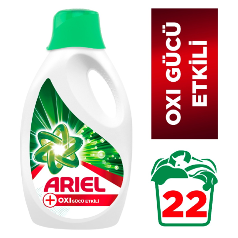 Ariel Sıvı Çamaşır Deterjanı Oxi 22 Yıkama
