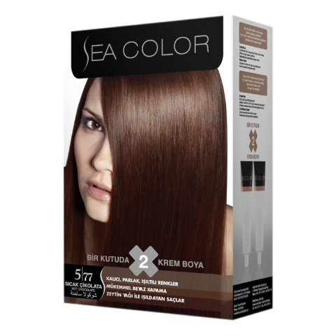 Sea Color Saç Boyası Sıcak Çikolata Set 5.77