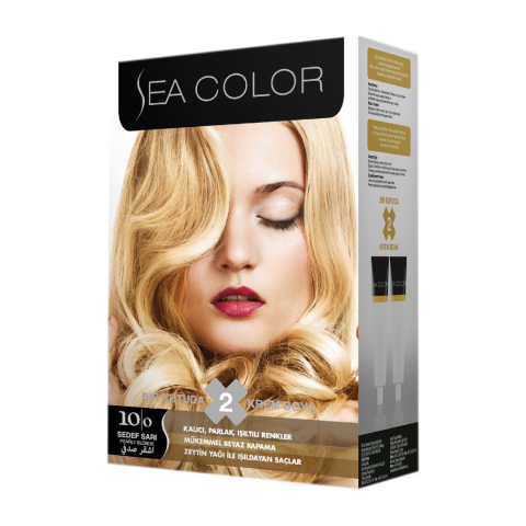 Sea Color Saç Boyası Sedef Sarı Set 10.0