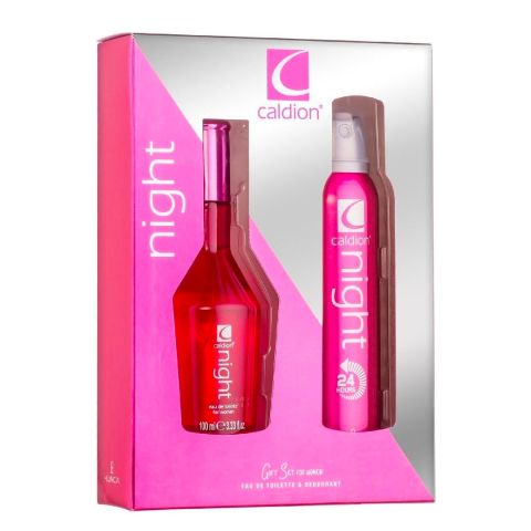 Caldion Night Kadın Parfüm Seti Edt 100 ml + Deodorant 150 ml Kofre