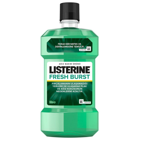 Listerine Fresh Burst Ferah Nane 500ml Ağız Bakım Suyu