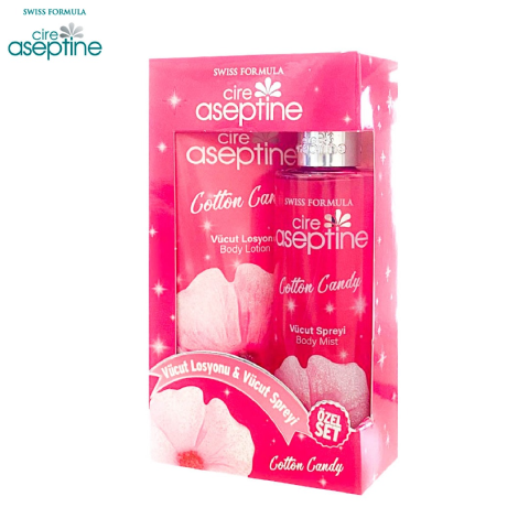 Cire Aseptine Vücut Losyonu & Vücut Spreyi Cotton Candy 200ml + 200 ml