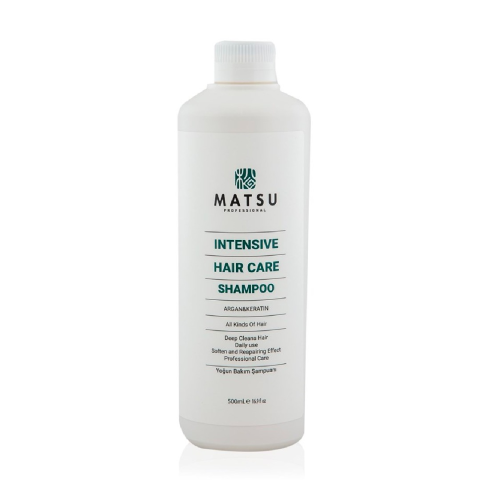 Matsu Yıpranmış Saçlar için Yoğun Bakım Şampuanı Intensive Hair Care Shampoo 500ml
