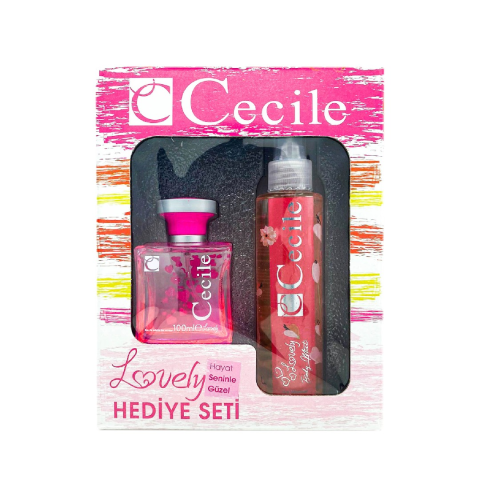 Cecile Lovely Kadın Edt Parfüm 50ml + 150 Ml Body Misk Vucut Spreyi