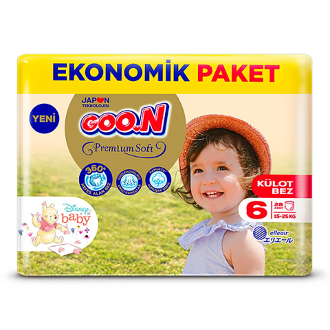 Goon Külot Bez Premium 6 Beden 28 Adet 15-25 kg