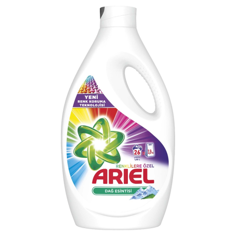 Ariel Sıvı Çamaşır Deterjanı Parklar Renkler 26 Yıkama