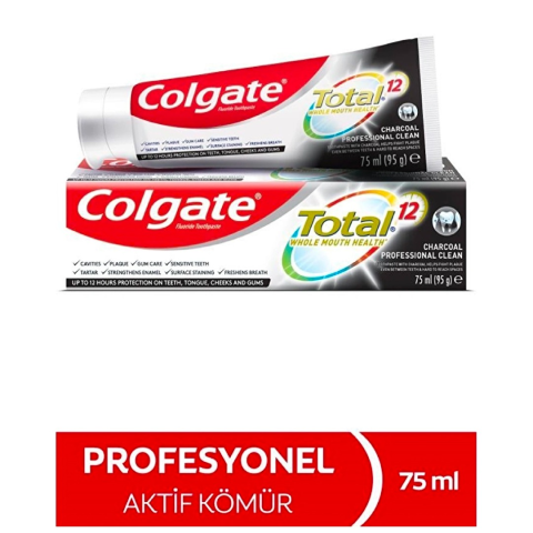 Colgate Total Charcoal Professıonal Clean Diş Macunu 75 ml