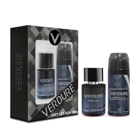 Pereja Verdure Deepest Blue Erkek Parfüm Seti 100 ml Edp + 150ML Deodorant