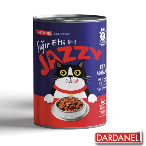 Dardanel Jazzy Sığır Etli Kedi Maması 400 gr