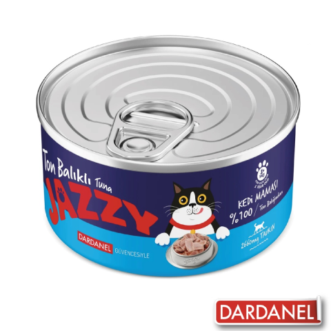 Dardanel Jazzy Ton Balıklı Kedi Maması 95 gr