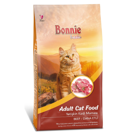 Bonnie Basic Dana Etli Çok Renkli Yetişkin Kedi Maması 15 Kg