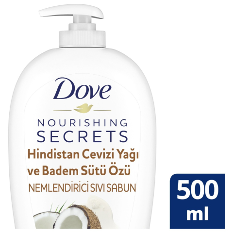 Dove Sıvı Sabun Hindistan Cevizi Yağı Ve Badem Sütü Özü 500ml