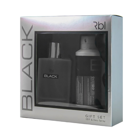 Rebul Black Erkek Parfüm Seti Edt 90 ML + Deodorant 150ml Kofre