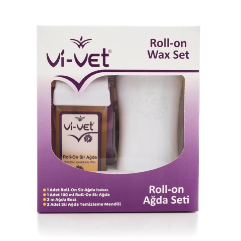 Vivet Kutulu Roll-On Ağda Isıtıcı Set