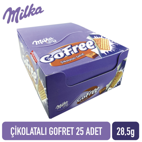 Milka Çikolatalı Gofret 25 Adet x 28.5 gr