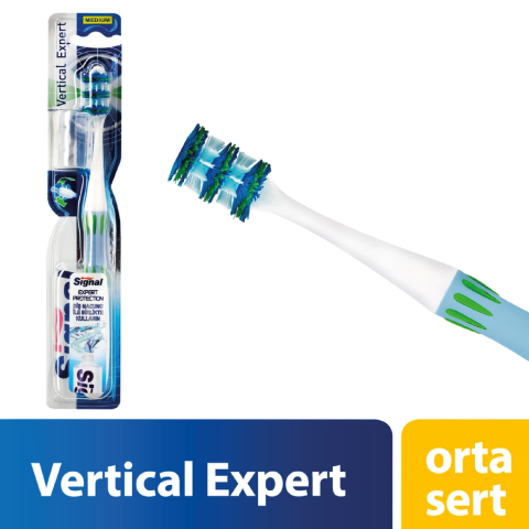 Signal Vertical Expert Diş Fırçası Medium Orta