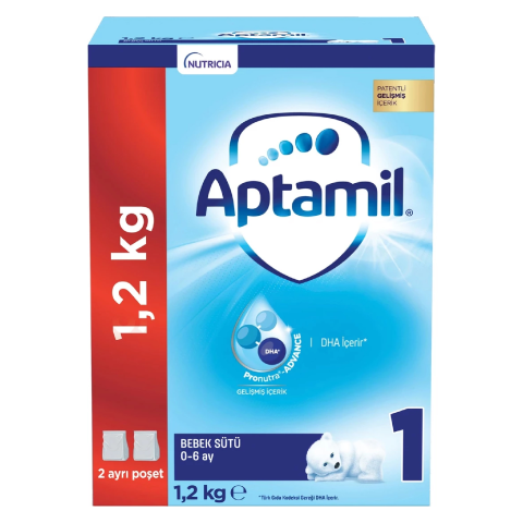 Aptamil 1 Devam Sütü 1200 gr 0-6 Ay