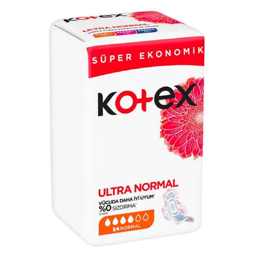Kotex Ultra Quadro Normal 24'lü Hijyenik Kadın Pedi