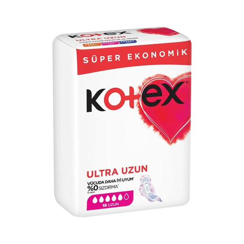 Kotex Ultra Quadro Uzun 18'li Hijyenik Kadın Pedi