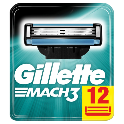 Gillette Mach3 12'li Yedek Tıraş Bıçağı