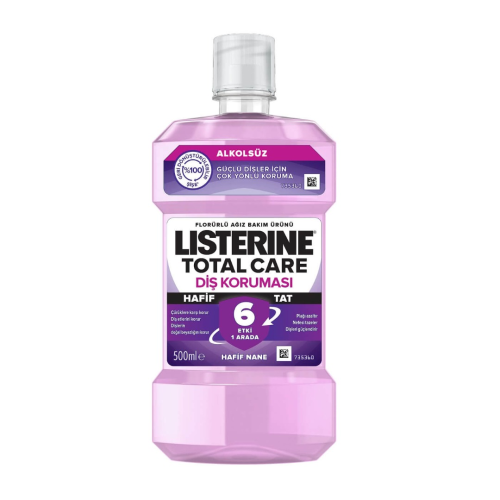 Listerine Total Care Zero Hafif Tat 500ml Ağız Bakım Suyu