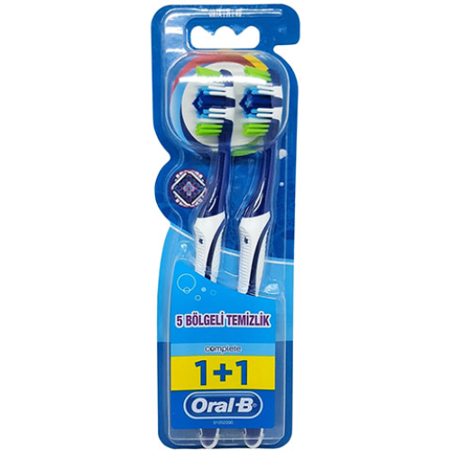 Oral B Diş Fırçası Complete 5 Yönlü Temizlik 1+1 40 Orta 1 Alana 1 Bedava Mediıum