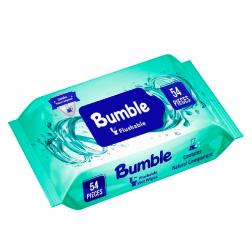 Bumble Flushable Islak Tuvalet Kağıdı 54 Yaprak