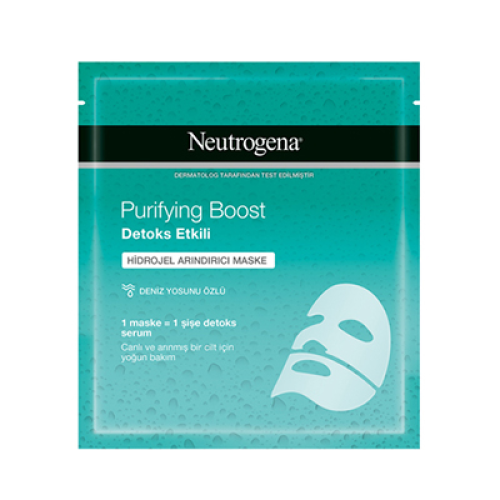 Neutrogena Yüz Maskesi Purifying Boost Detoks Etkili Hidrojel Arındırıcı 30ml